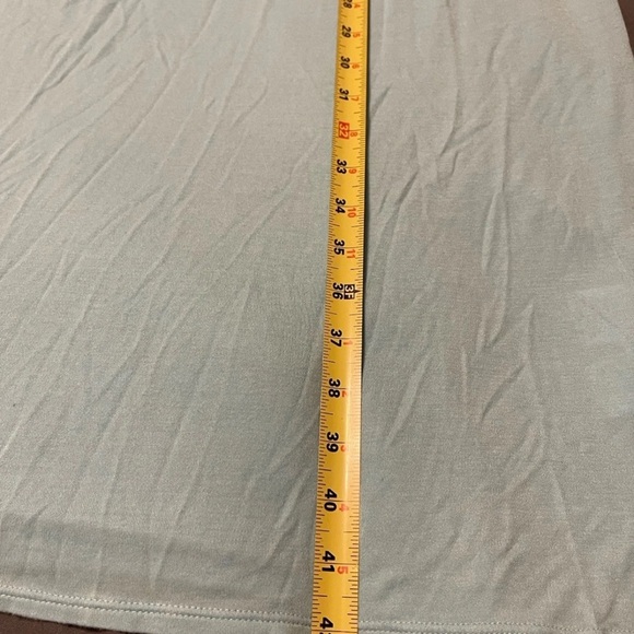 Eileen West 100% Modal Cap Sleeve 42”Nightgown Size 2X- Light Blue - Picture 6 of 9